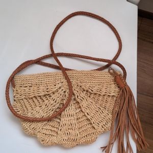 mar y sol straw crossbody